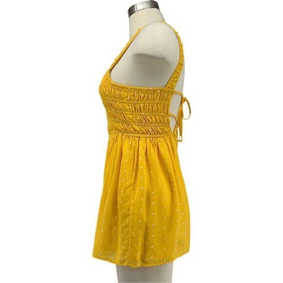 NWT UO Cleo Embroidered Tie-Back Romper - Picture 6 of 11